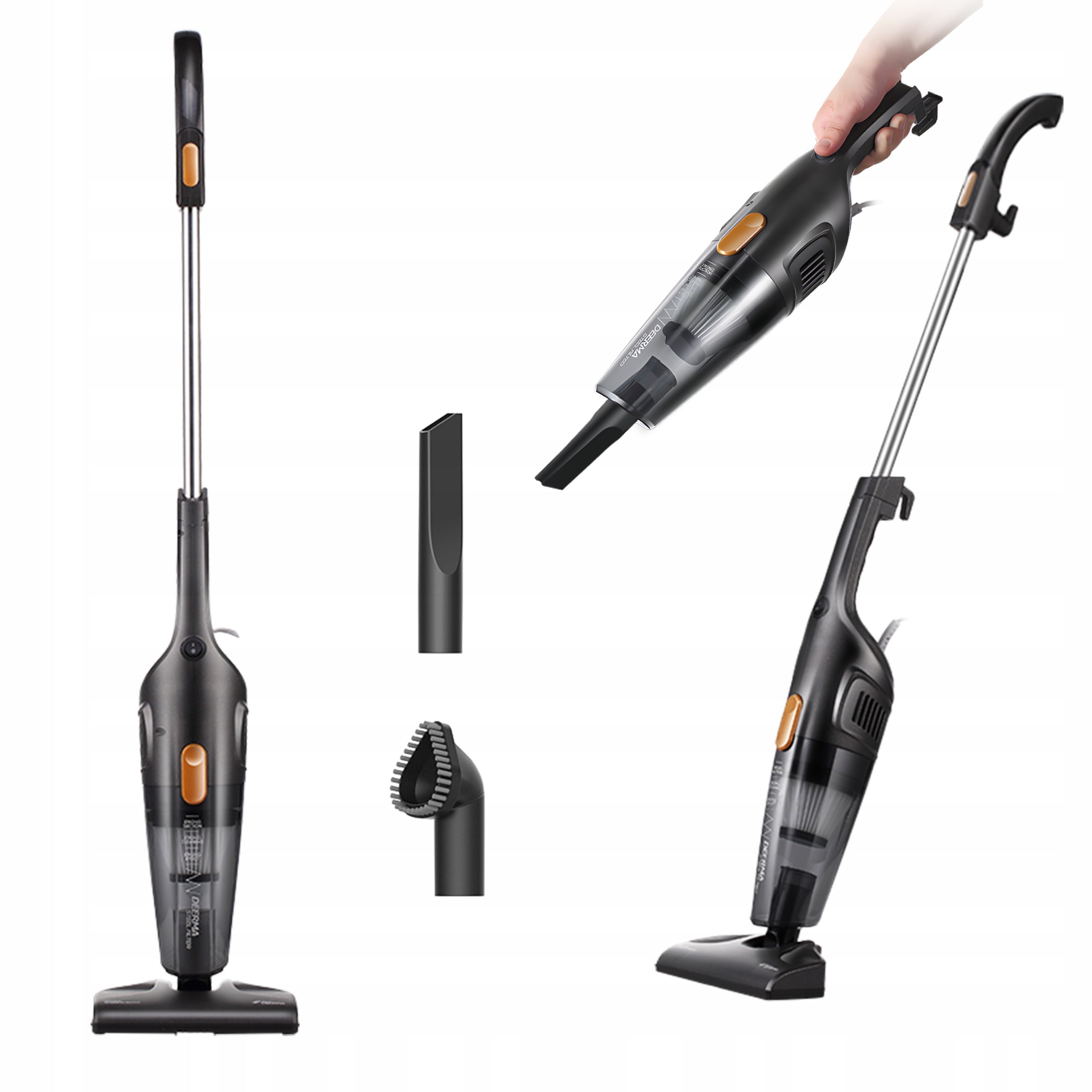 Vertical Handheld Vacuum Cleaner Deerma Dx115c 600w 2in1 600W 14 000 Pa Bagless