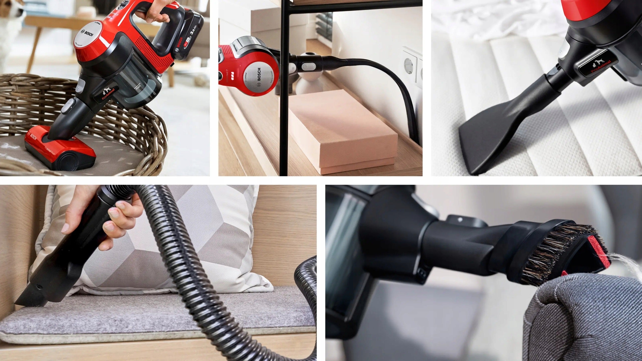 Vertical Vacuum Cleaner Bosch BCS711PET ProAnimal Flex LED 18V 3Ah 40min Manufacturer code BCS711PET