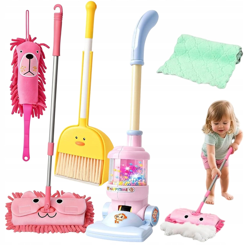 Vertical Vacuum Cleaner For Kids Interactive Wireless Balls Sounds Set