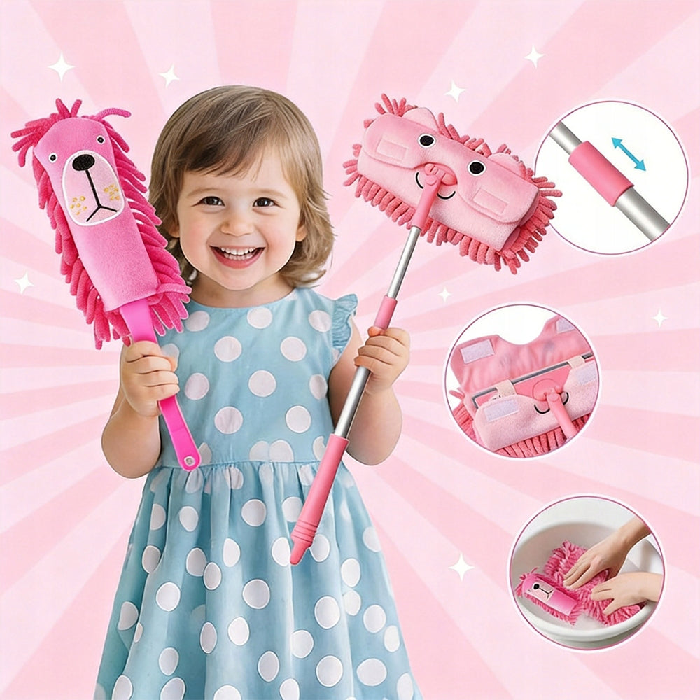 Vertical Vacuum Cleaner For Kids Wireless With Light Ball Toy Gift Packaging status original