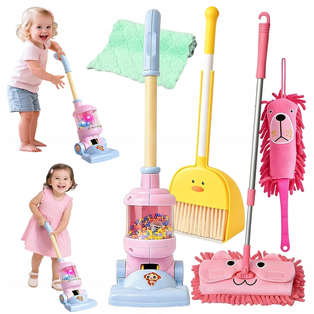 Vertical Vacuum Cleaner For Kids Wireless With Light Ball Toy Gift