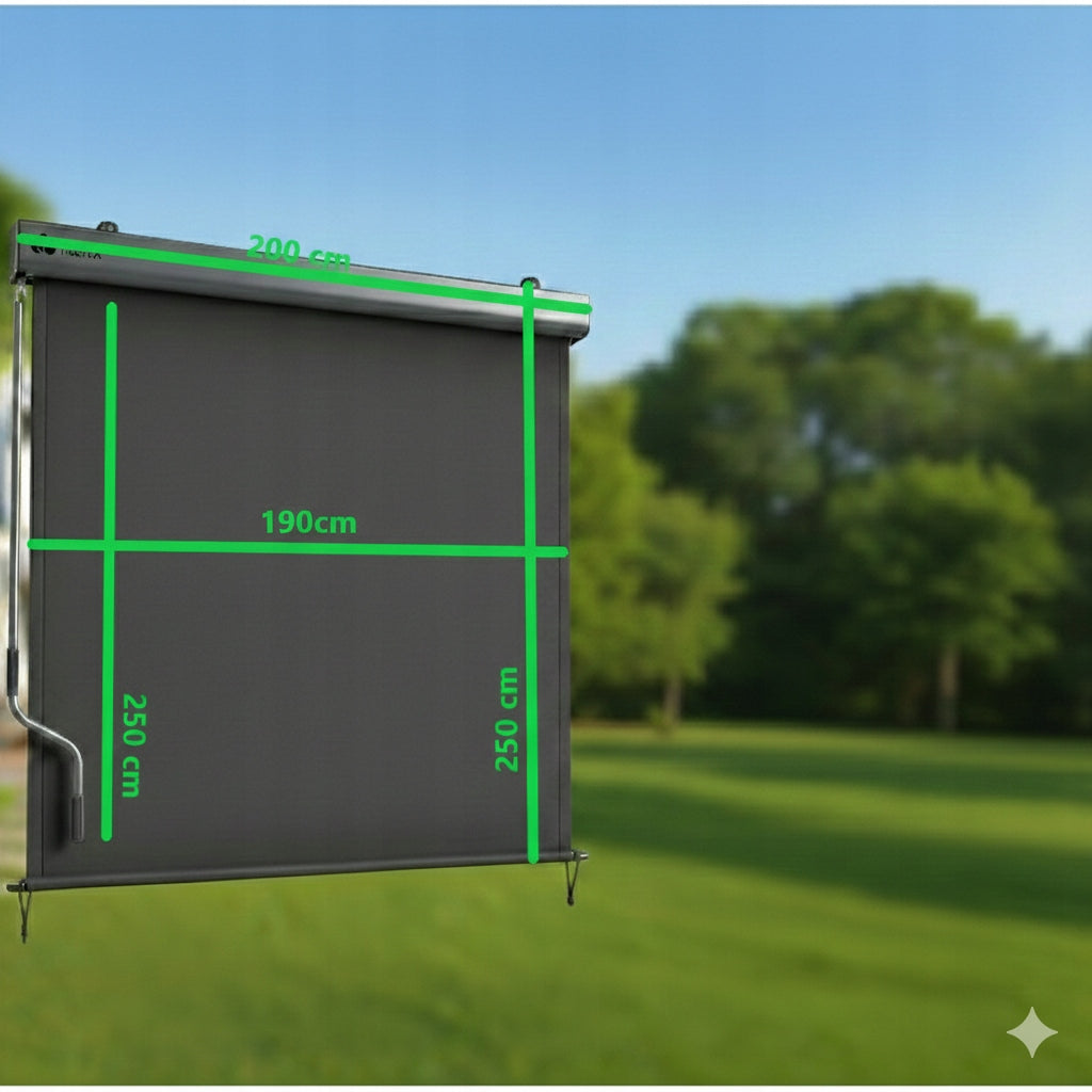 Vertical awning 200x250 cm Tillvex Anthracite Manufacturer code TVSRMKS-010