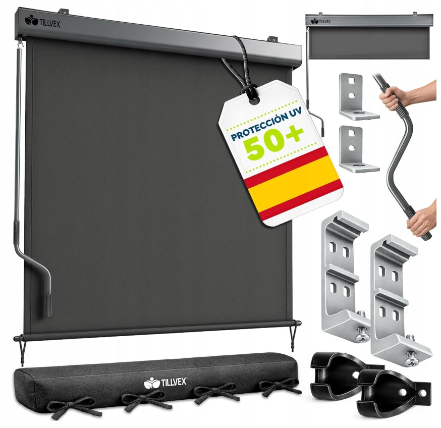 Vertical awning 200x250 cm Tillvex Anthracite