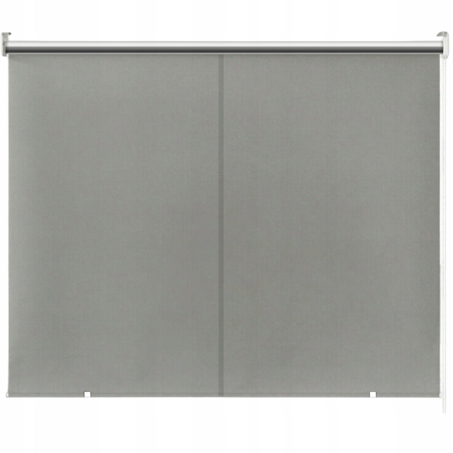 Vertical balcony awning grey 240x160 cm GOGARDEN blind wrapped garden