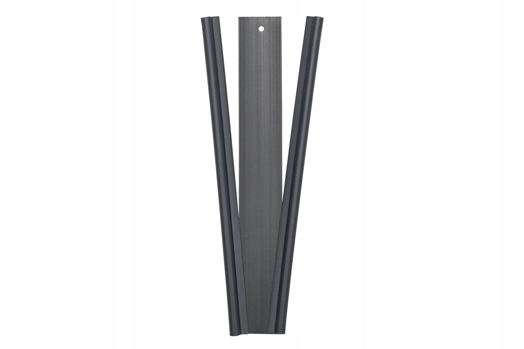 Vertical narrow fence strips 44-62mm 153x250cm RD05 Anthracite RAL 7016 Height 1.53 m
