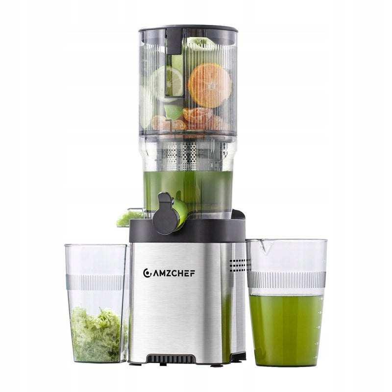 Vertical slow juicer Amzchef CE-ZM1902B-SV 180 W