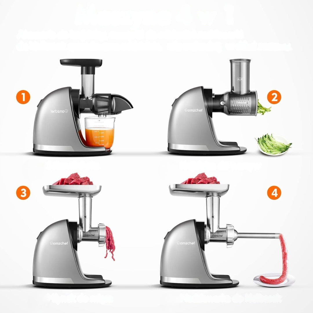 Vertical slow juicer Amzchef ZM1501 150 W :1034 P