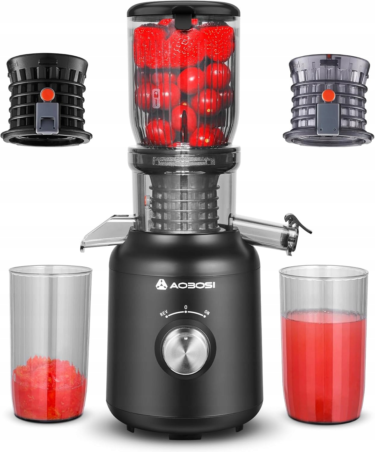 Vertical slow juicer Aobosi MP-802E 250 W Brand Aobosi