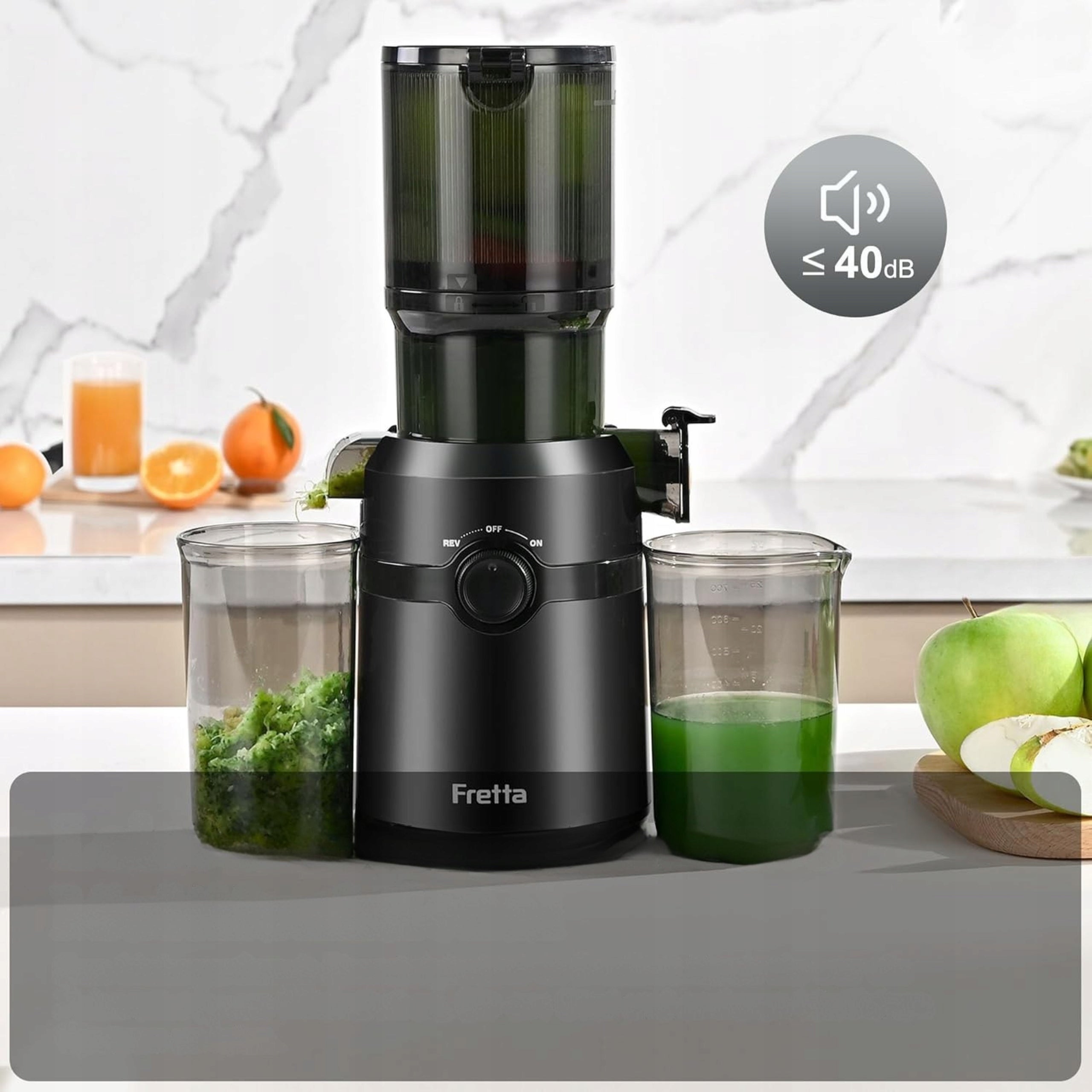 Vertical slow juicer Fretta F5000 200 W Brand Fretta