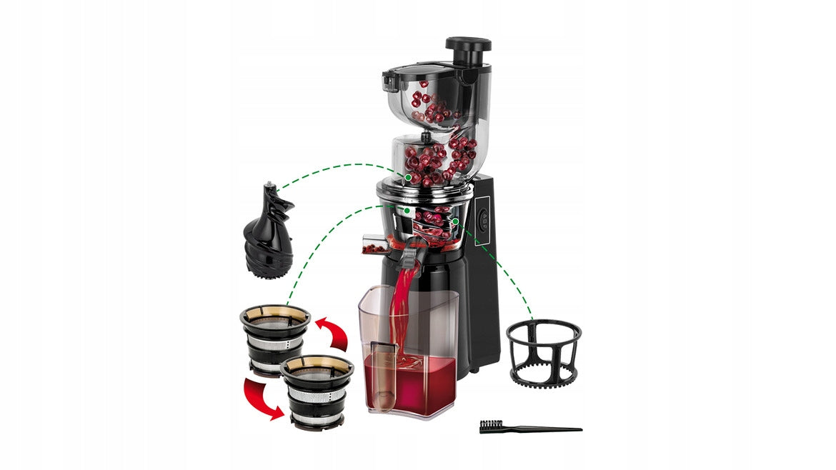 Vertical slow juicer MPM MSO-16 200 W 2 strainers STRONG EAN (GTIN) 651816056417