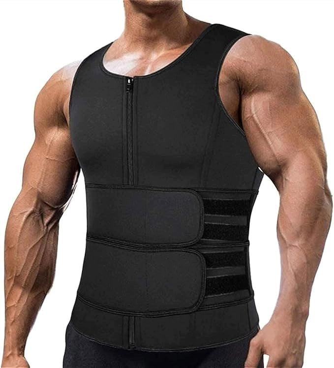 Vest Belt 2in1 Men's Neoprene Strong Sauna Abdominal Compression M K89,1 Brand no brand