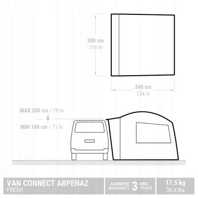 Vestibule - Van Connect Air Second Fresh - for 6 people Packaging status original