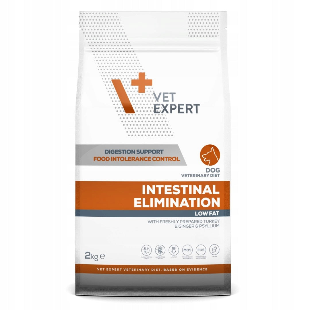 Vet Expert Intestinal Elimination Dry Dog Food Turkey 2kg Digestion