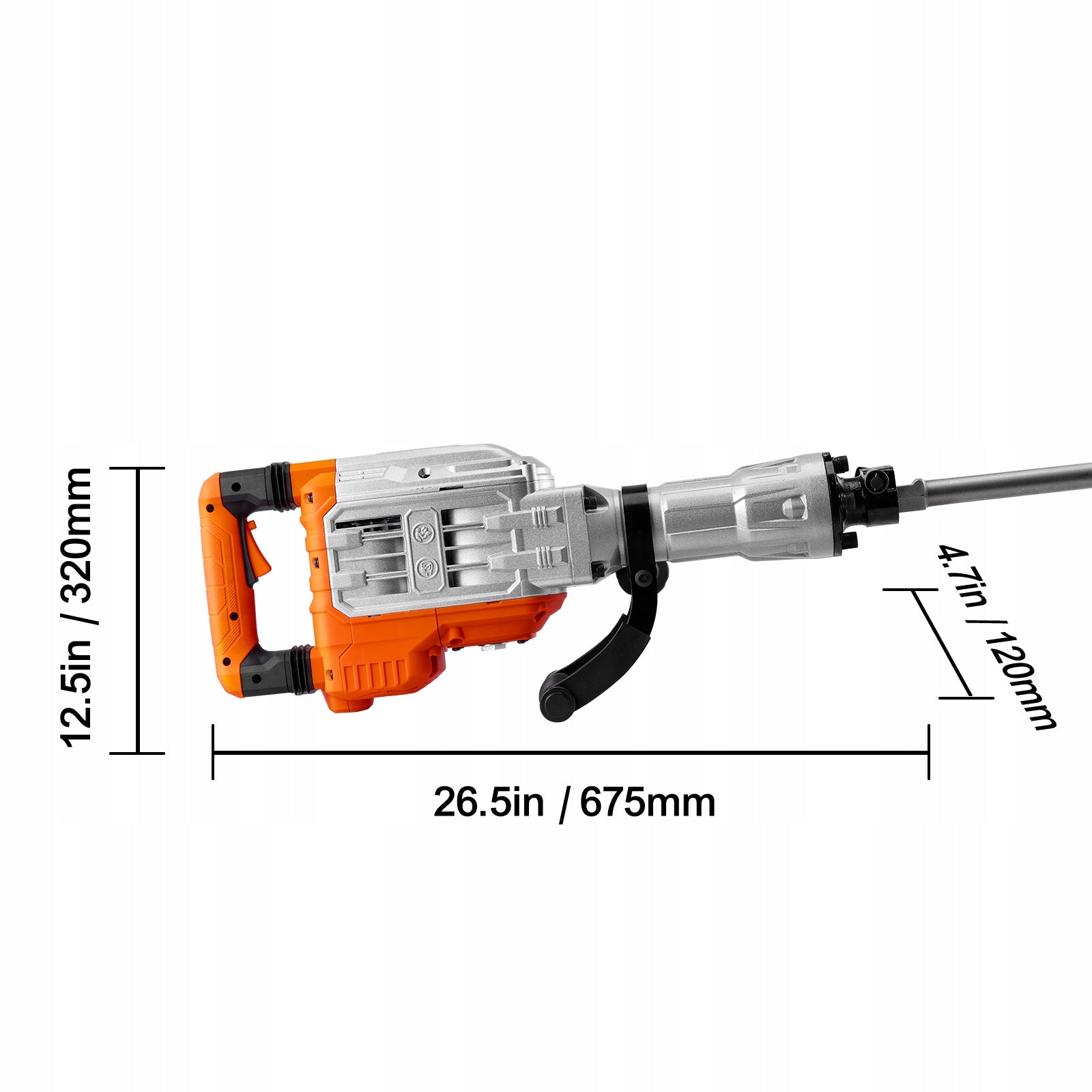 Vevor Wysokowydajny Elektryczny Młot Wyburzeniowy2Szt3500W 730x180x370MM Manufacturer code DXDHYCPZJZKJ1REI
