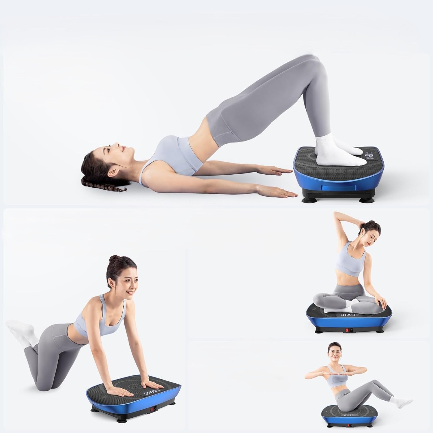 Vibration Platform, 10 Levels, Bluetooth, LED, Under 65dB Blue Manufacturer code MR-2398P2-EU