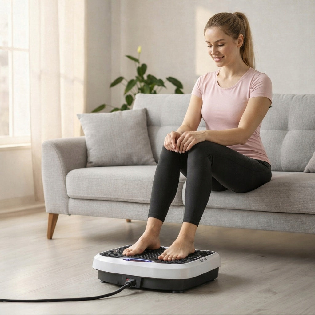 Vibration Platform for Exercise Bluetooth Massage 150 kg Gold UNDERFIT Kind vibrating platform