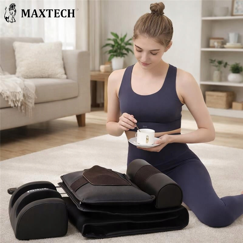 Vibration massage mat with heating neck back leg Shiatsu 5in1 MAXTECH Packaging status original