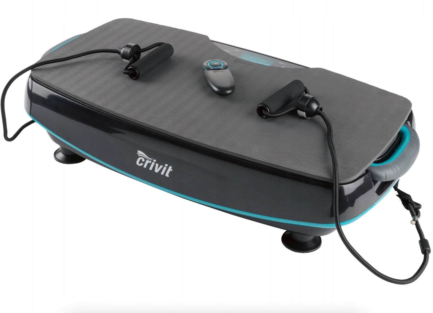 Vibration platform CRIVIT 200 W with counter and remote control watch