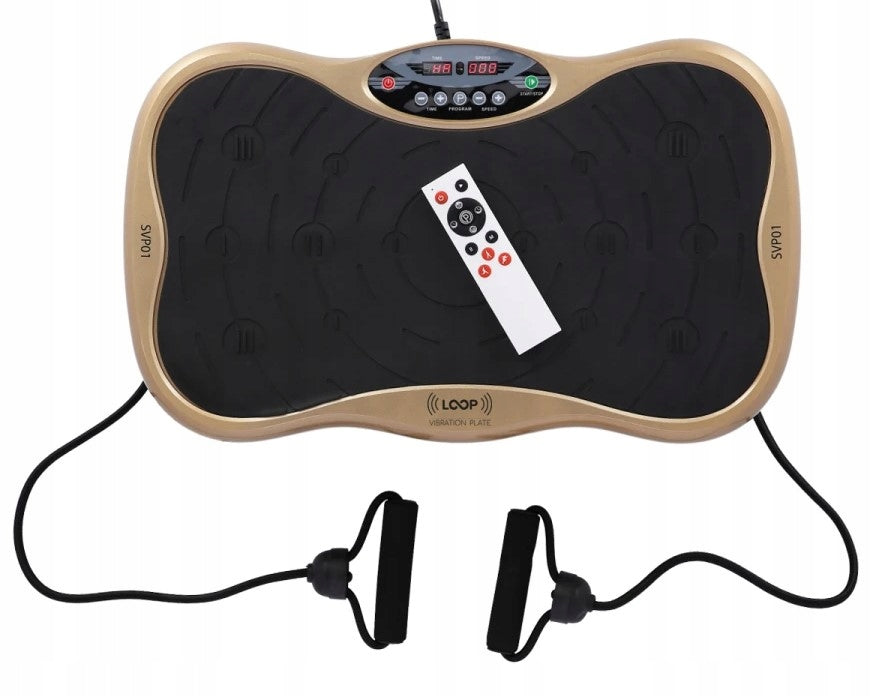Vibration platform HMS SVP01 10 workouts Resistance bands Massager Brand HMS