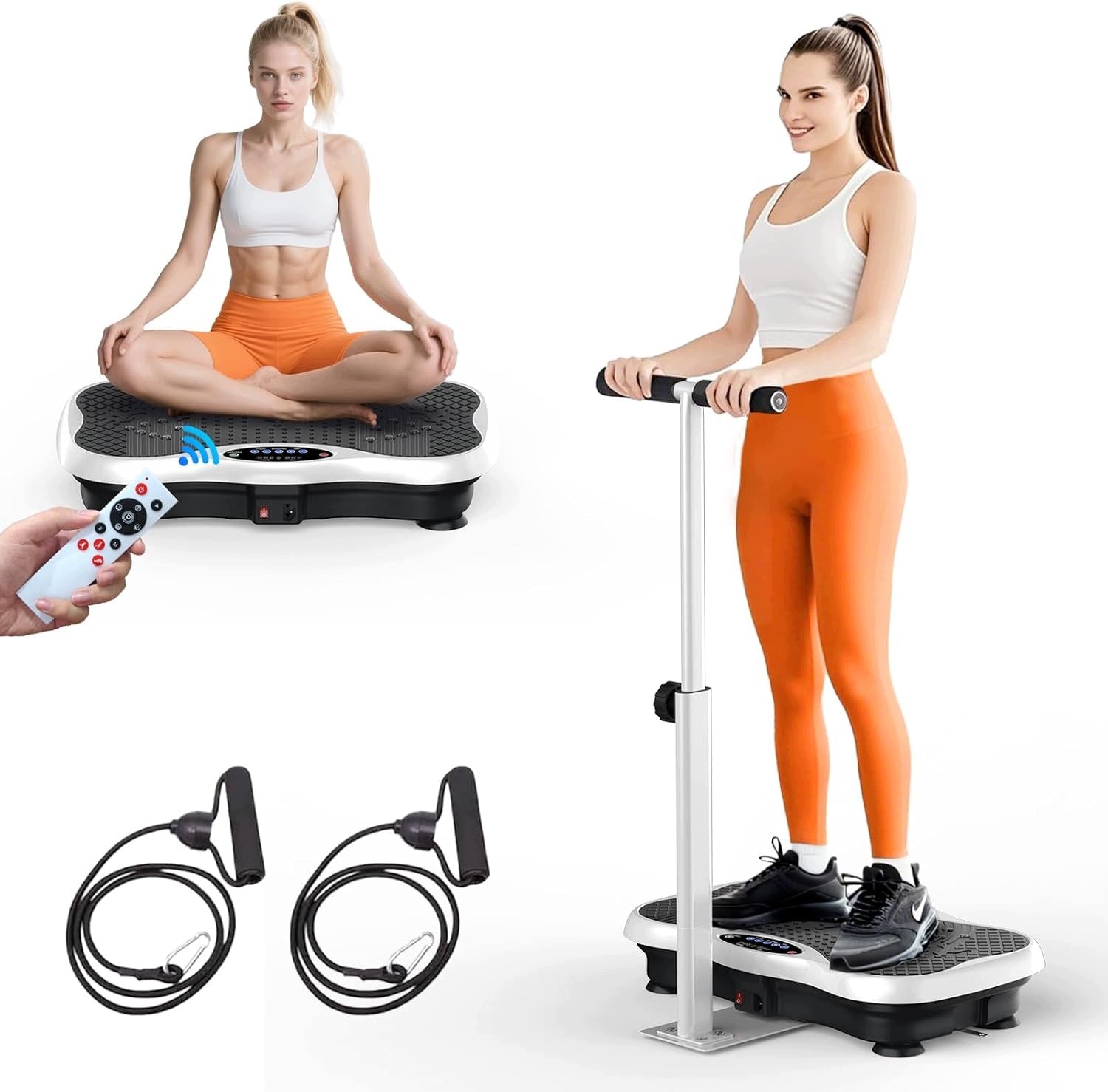 Vibro Shaper Vibration Board for Full Body Workout Bluetooth Remote Control