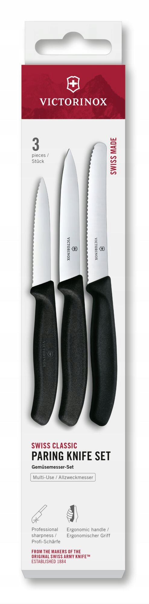 Victorinox 6.7113.34, set of 3 fruit and vegetable knives, Swiss Classic EAN (GTIN) 7613329191873