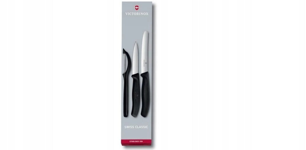 Victorinox knives set of 3pcs. 6.7113.31 black Brand Victorinox