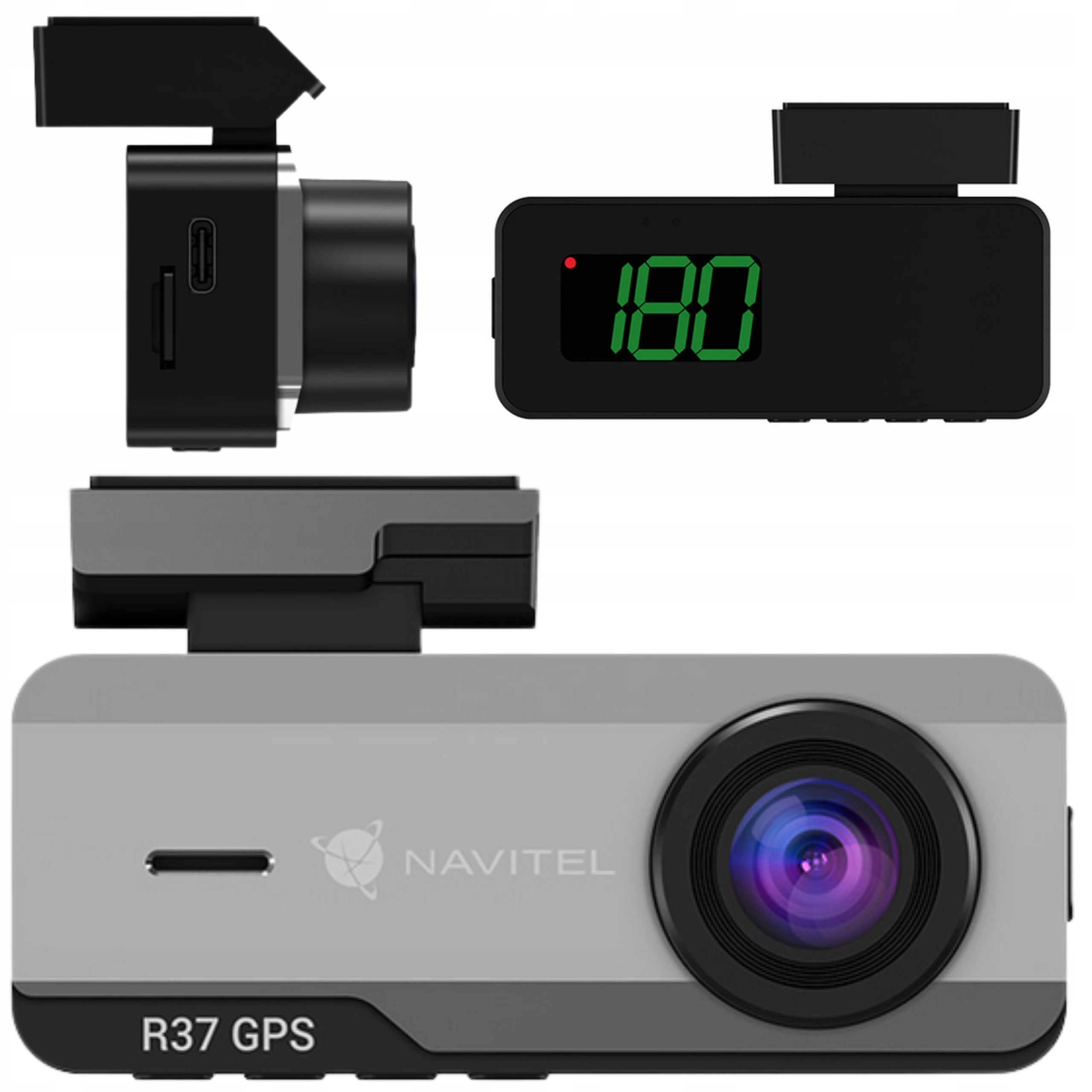 Video Recorder Navitel R37 Full HD GPS Wi-Fi Speed Cameras G-sensor speed