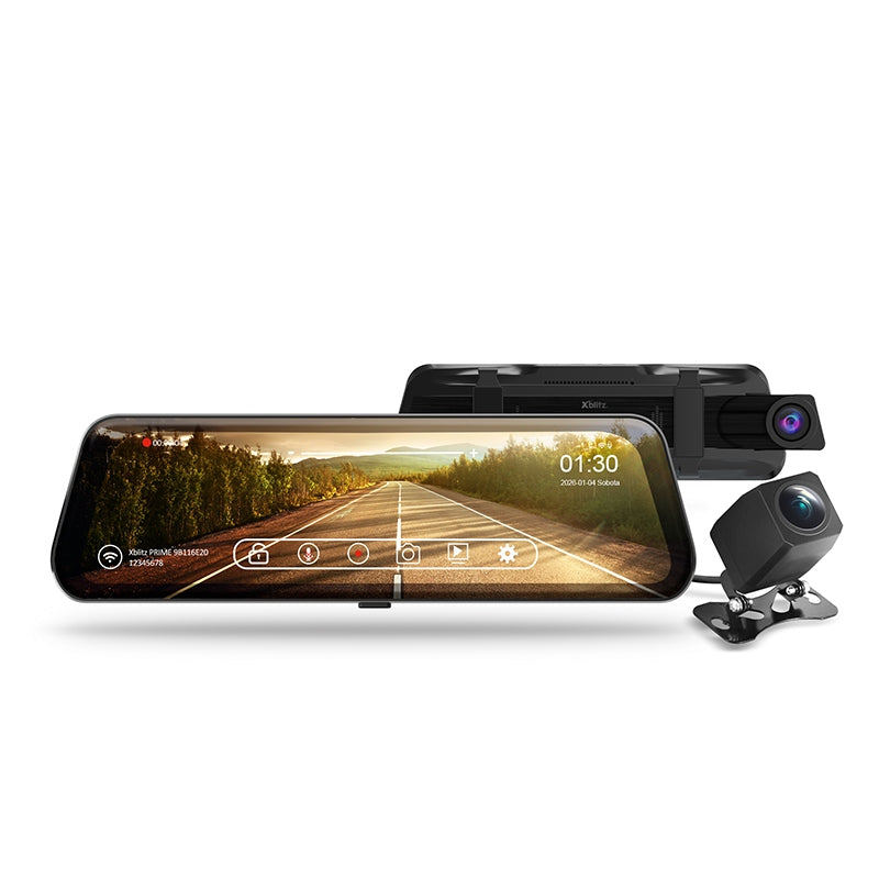 Video Recorder with Reversing Camera XBLITZ Prime Mirror Car Camera