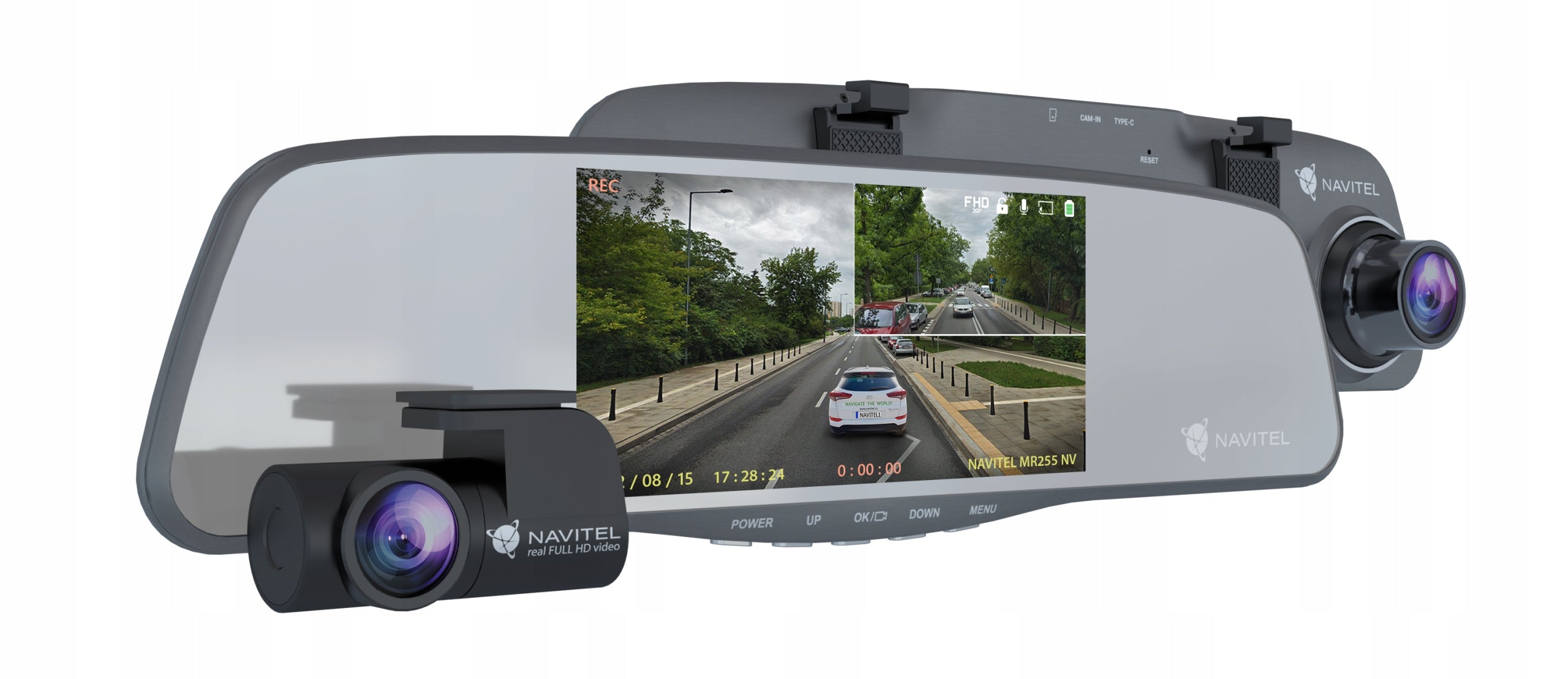 Video recorder Navitel MR255 NV camera Full HD 5"