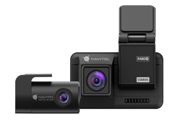 Video recorder Navitel R480 2K DUAL + rear camera + magnetic holder