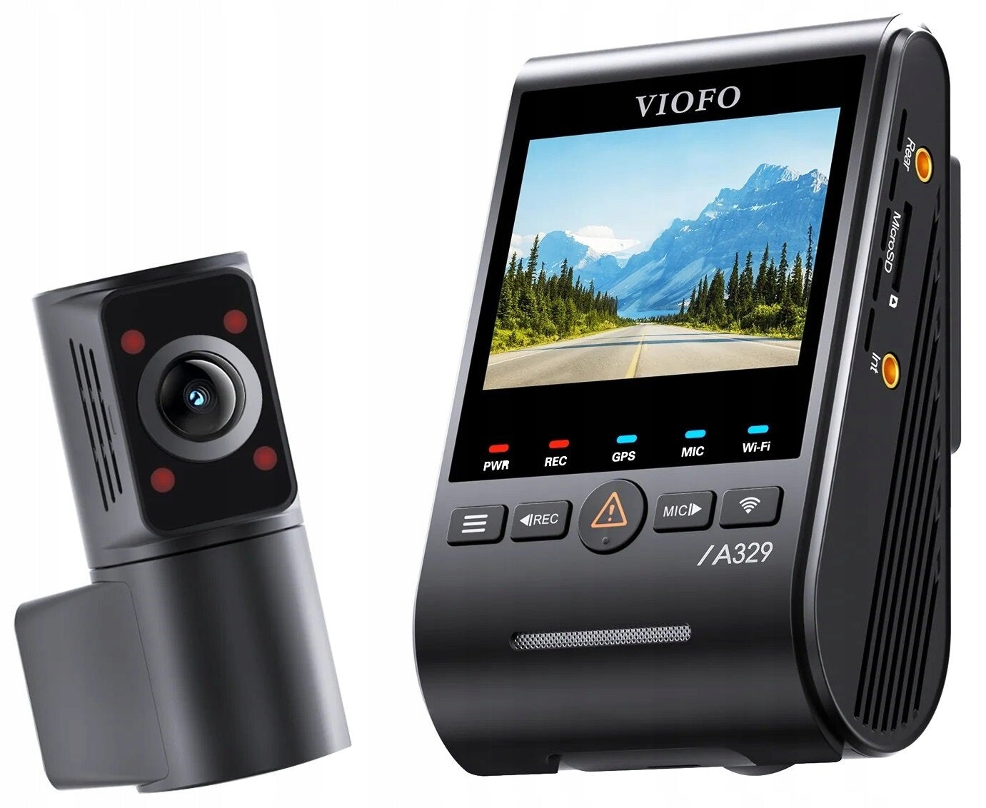 Video recorder VIOFO A329S 2CH-IR GPS Communications Bluetooth Wi-Fi GPS