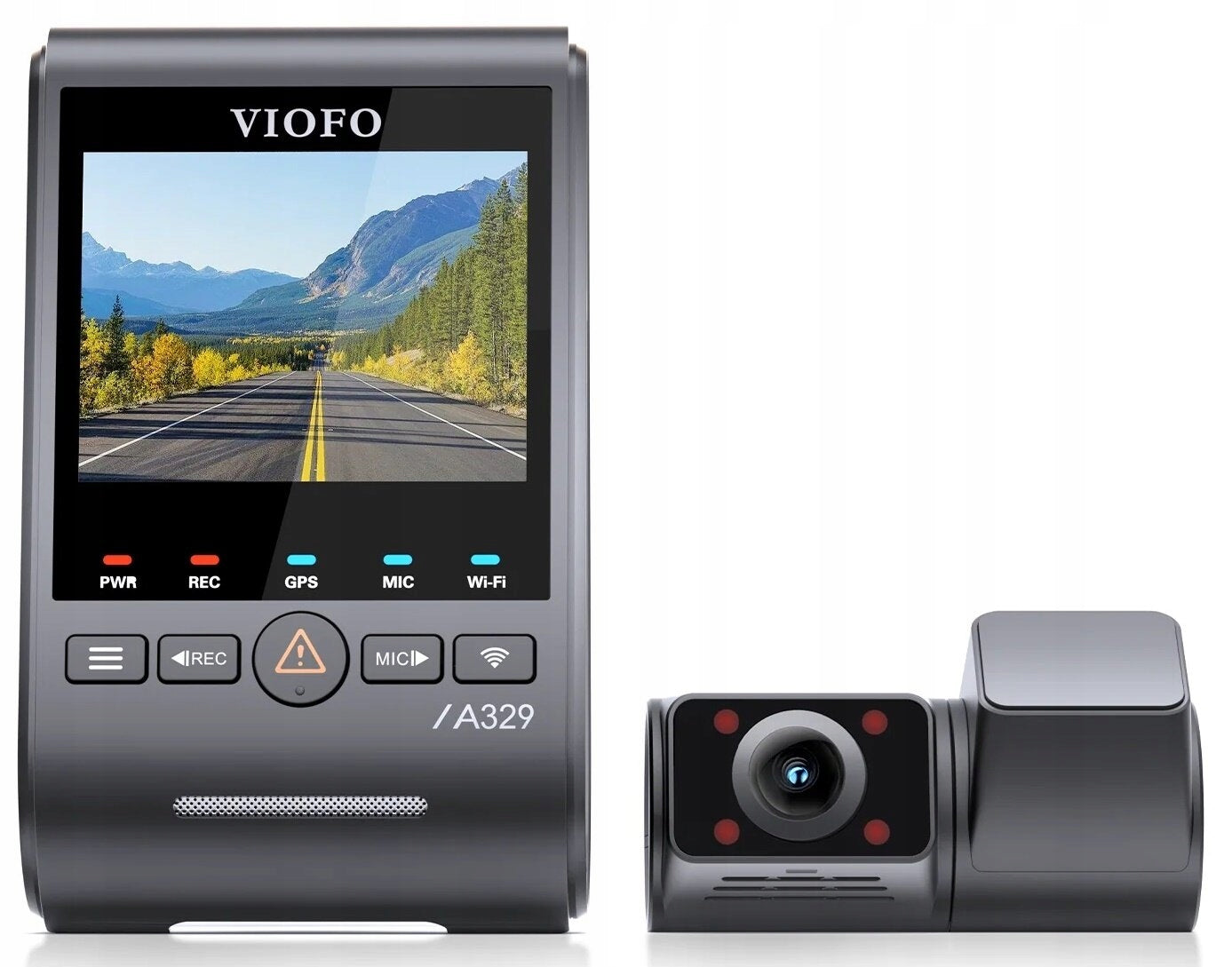 Video recorder VIOFO A329S 2CH-IR GPS Memory card included none
