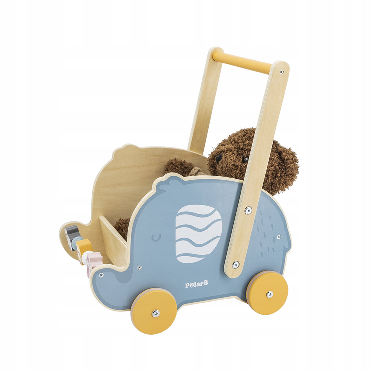 Viga PolarB Wooden Trolley 2in1 Walker Pusher Elephant Brand Viga