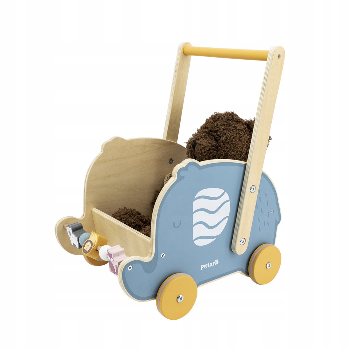 Viga PolarB Wooden Trolley 2in1 Walker Pusher Elephant Manufacturer code 440311