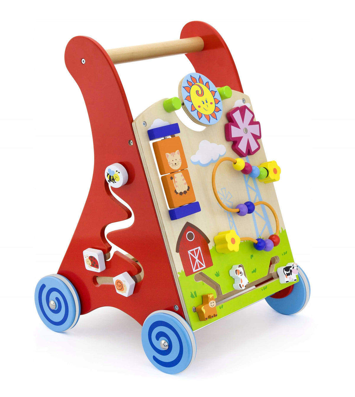 Viga Toys Pusher Wooden walker for children 50950