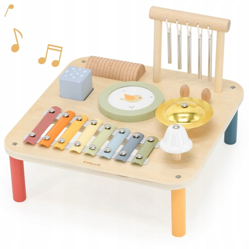Viga Toys Wooden Music Table Educational Sensory 7in1 for Kids