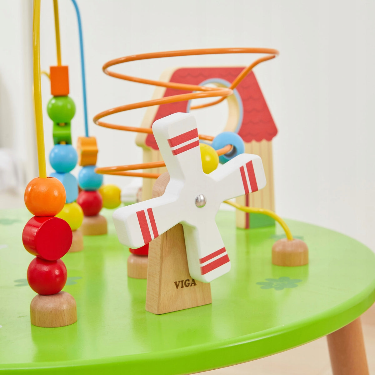 Viga Wooden Educational Table Sensory Interleaved XXL Montessori Material wood