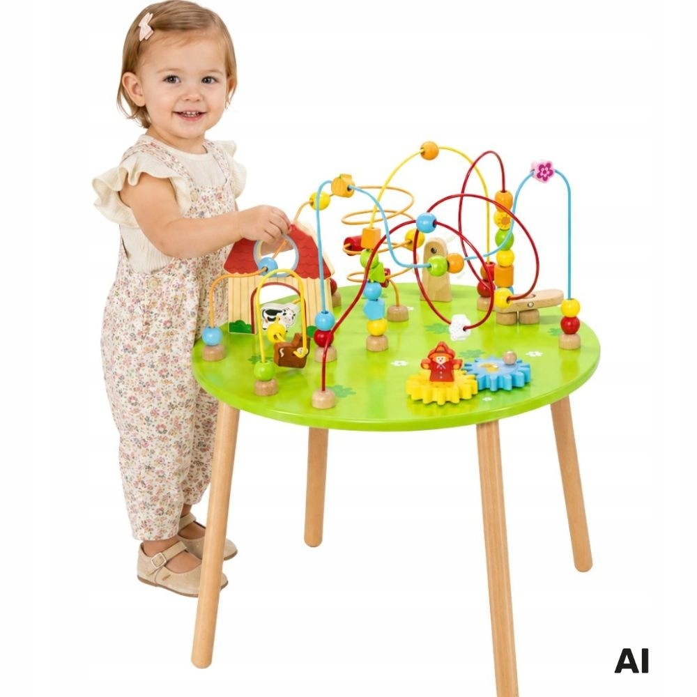 Viga Wooden Educational Table Sensory Interleaved XXL Montessori