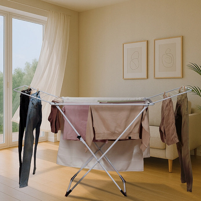 Vileda Clothes Dryer Universal Wheels Wide 18m Clothing Lines Brand Vileda