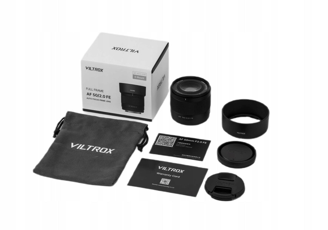 Viltrox 50mm f/2.0 Air Sony FE full frame lens Packaging status original