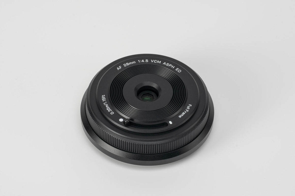 Viltrox AF 28mm F/4.5 power lens. Nikon Z Brand Viltrox