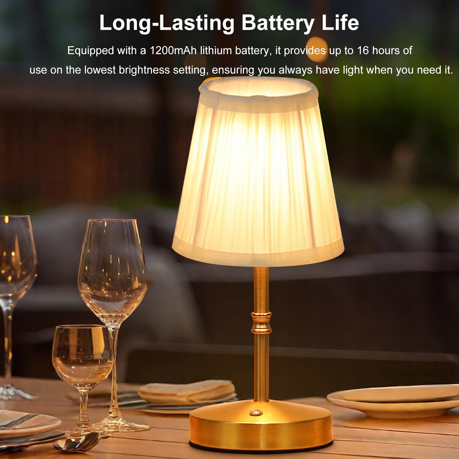 Vintage Table Lamp with Fabric Shade, 7U Wireless EAN (GTIN) 678814515265