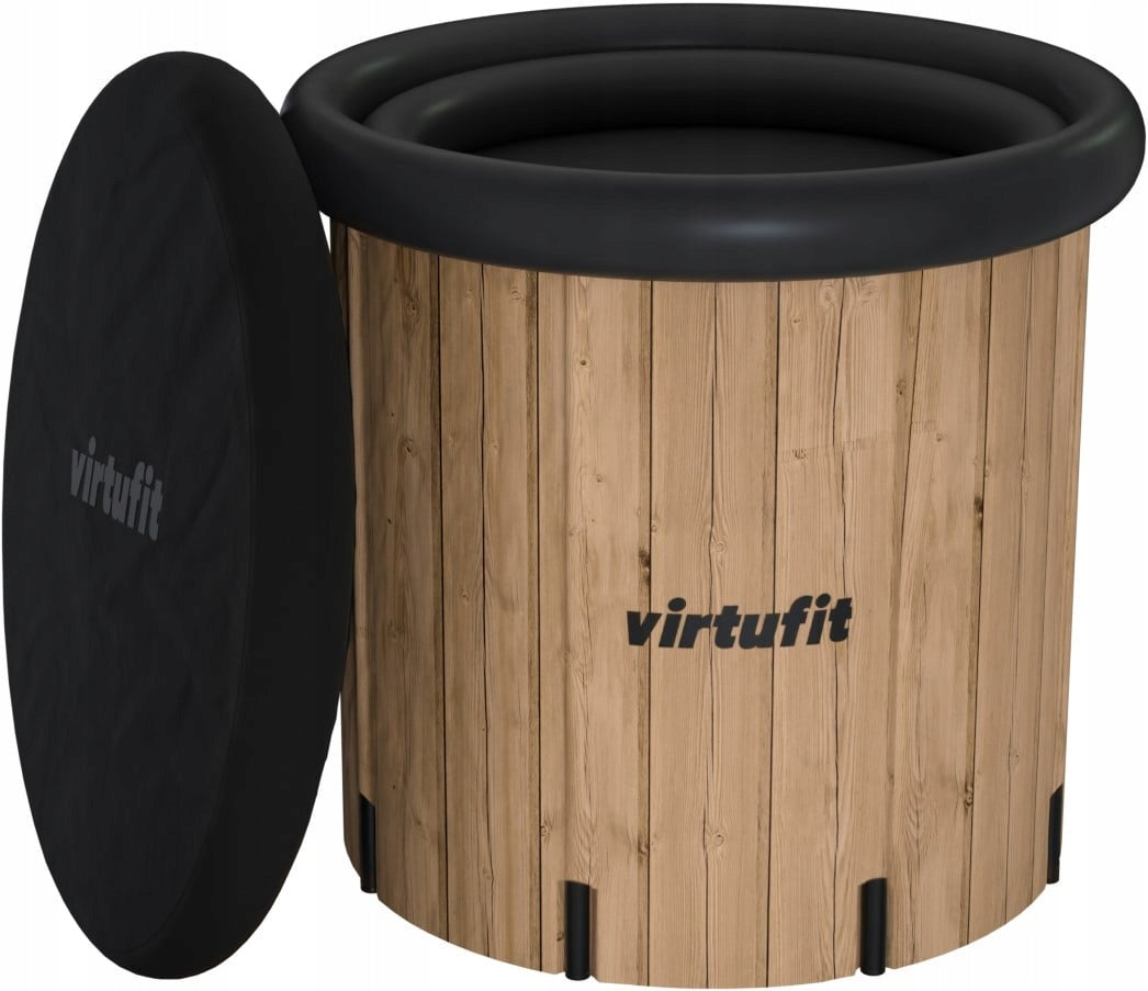 Virtufit XXL Ice Bathtub Imitation Wood with Accessories Home Sailing Manufacturer code VF13079