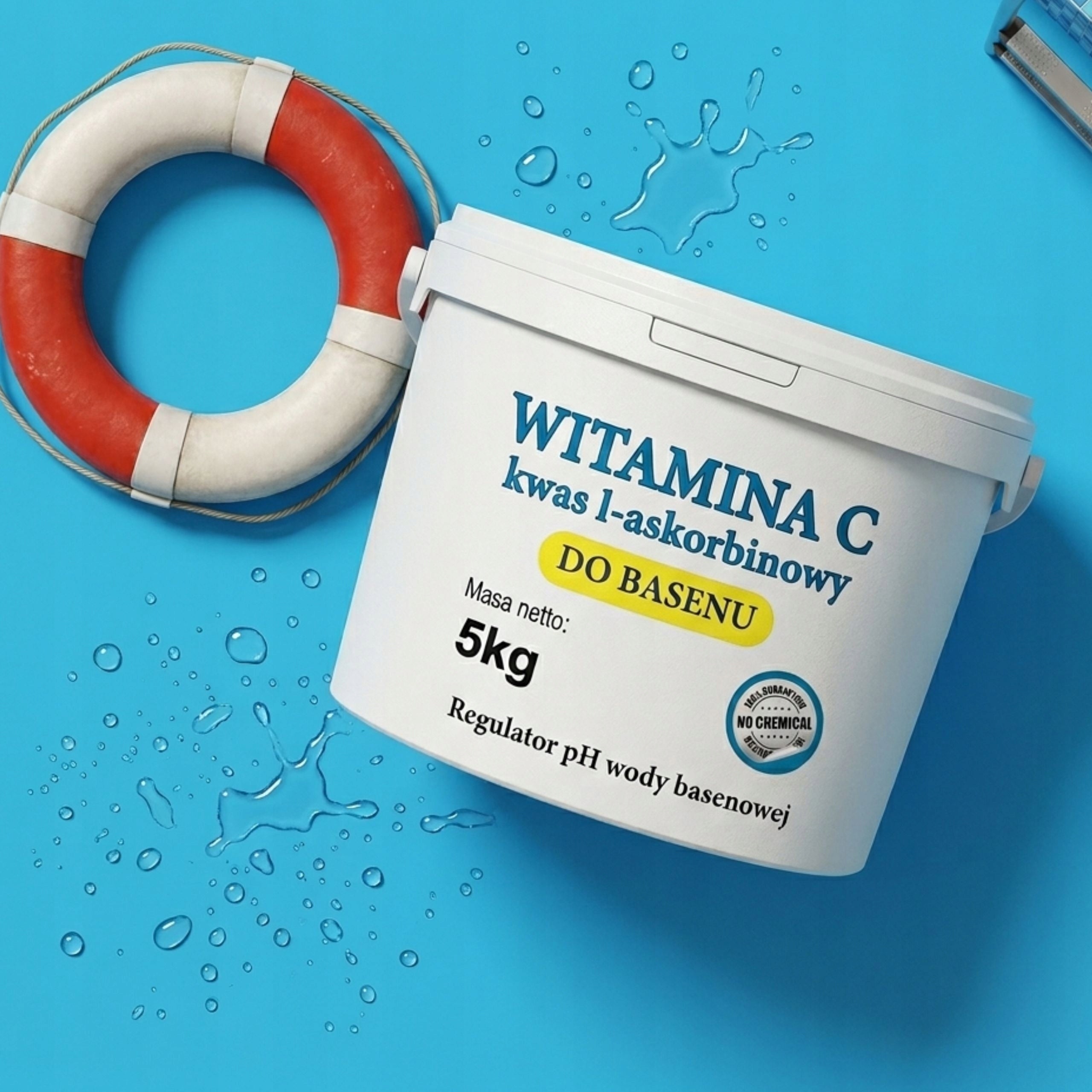Vitamin C 5 kg for water pool L-ascorbic acid without chemistry pure water Product form powder
