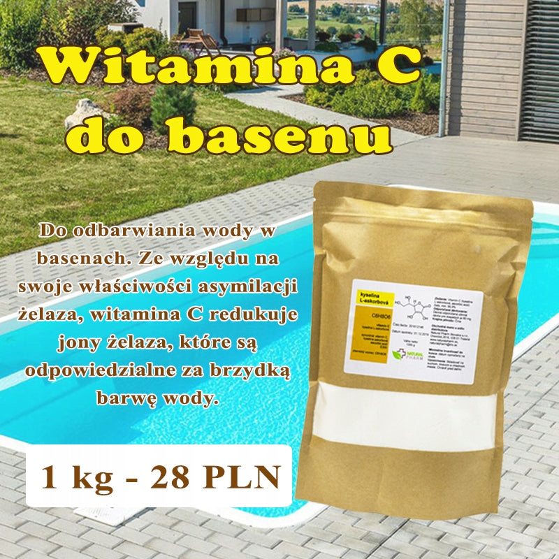 Vitamin C L-ascorbic acid 1 kg for the swimming pool