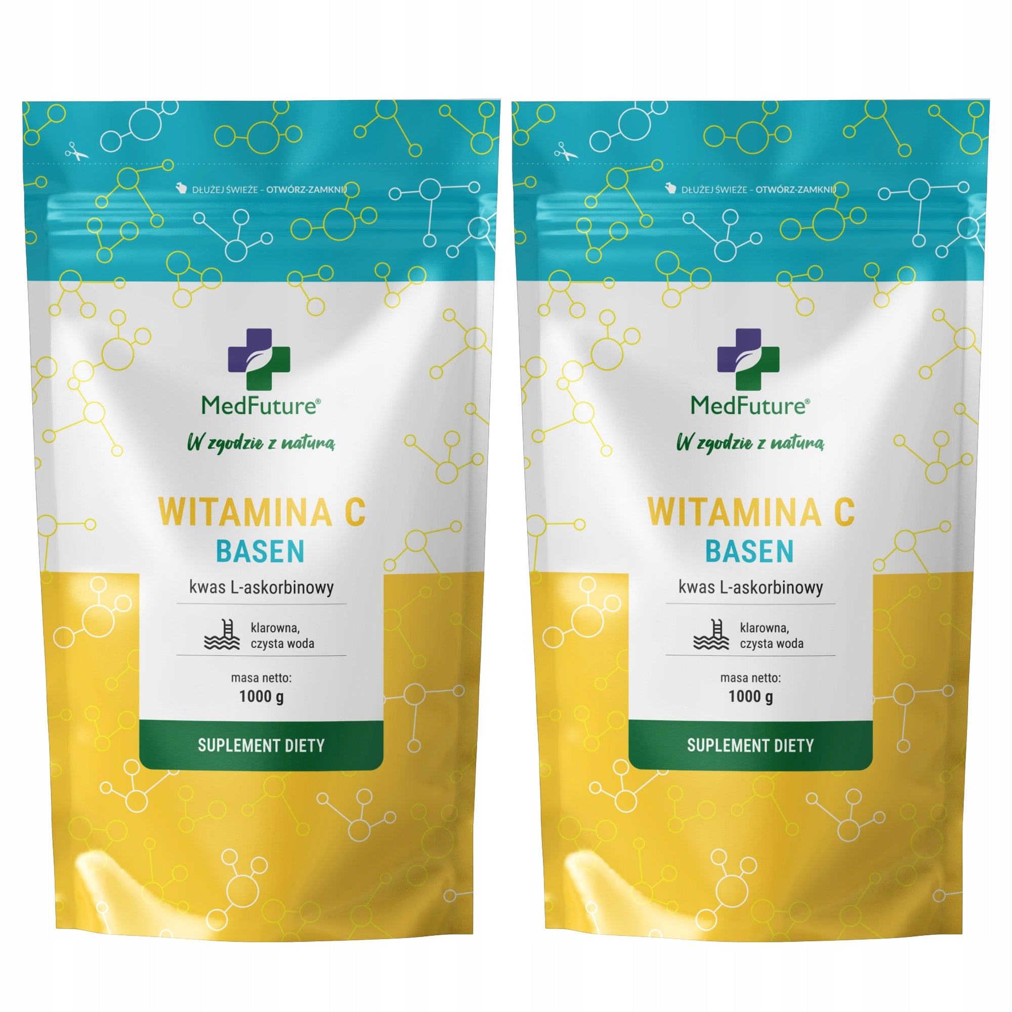 Vitamin C L-ascorbic acid for swimming pools 2 kg Pure water pH regulator