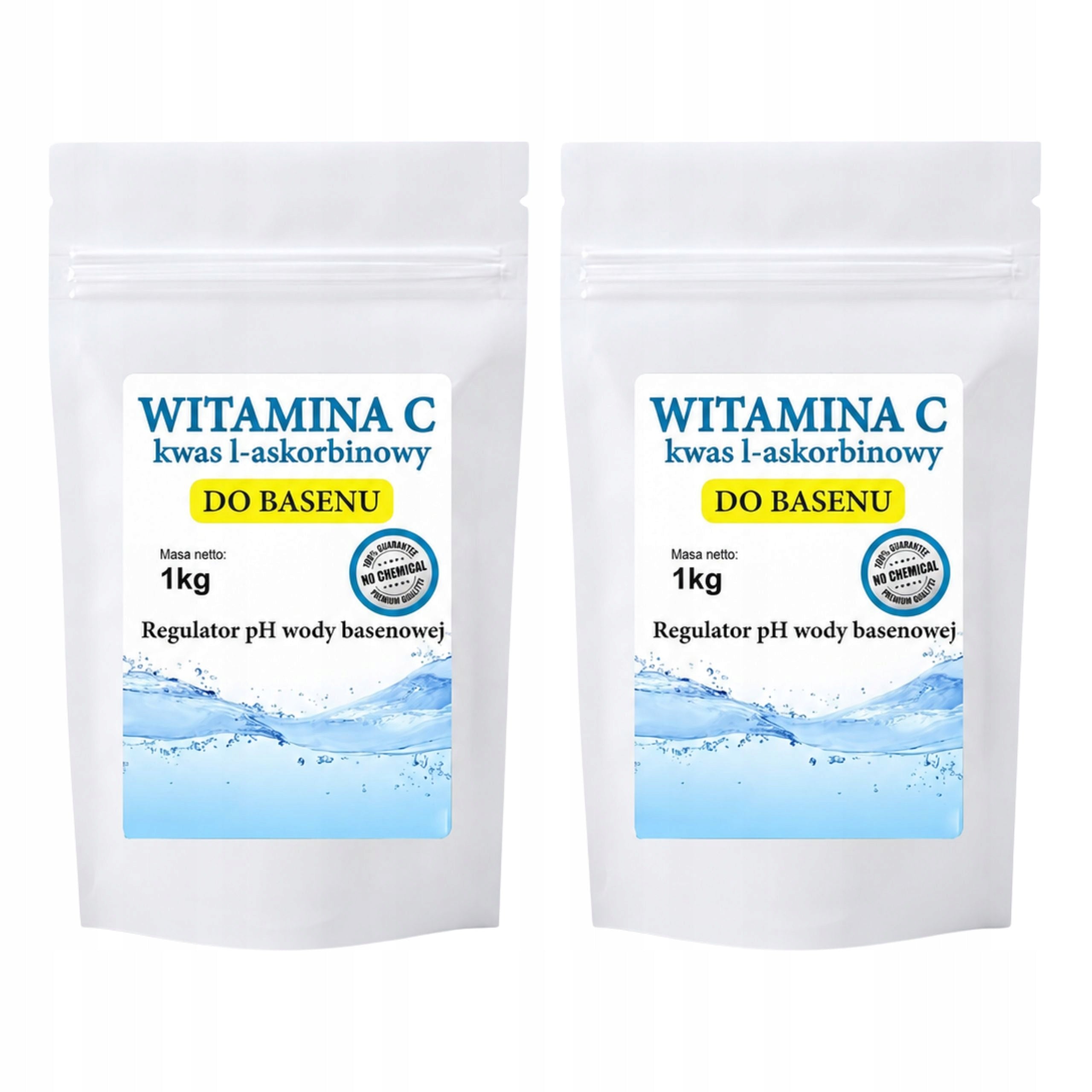 Vitamin C for swimming pool 2x 1 kg of water L Ascorbic acid for swimming pools