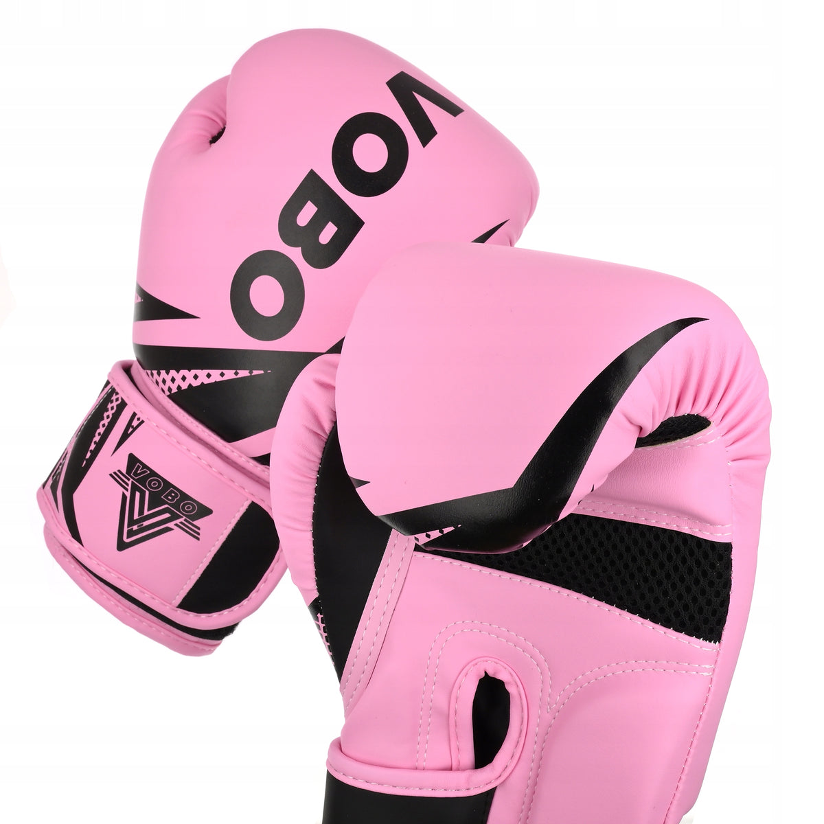VoBo 12 oz Women's Training Boxing Gloves, Pink Packaging status original