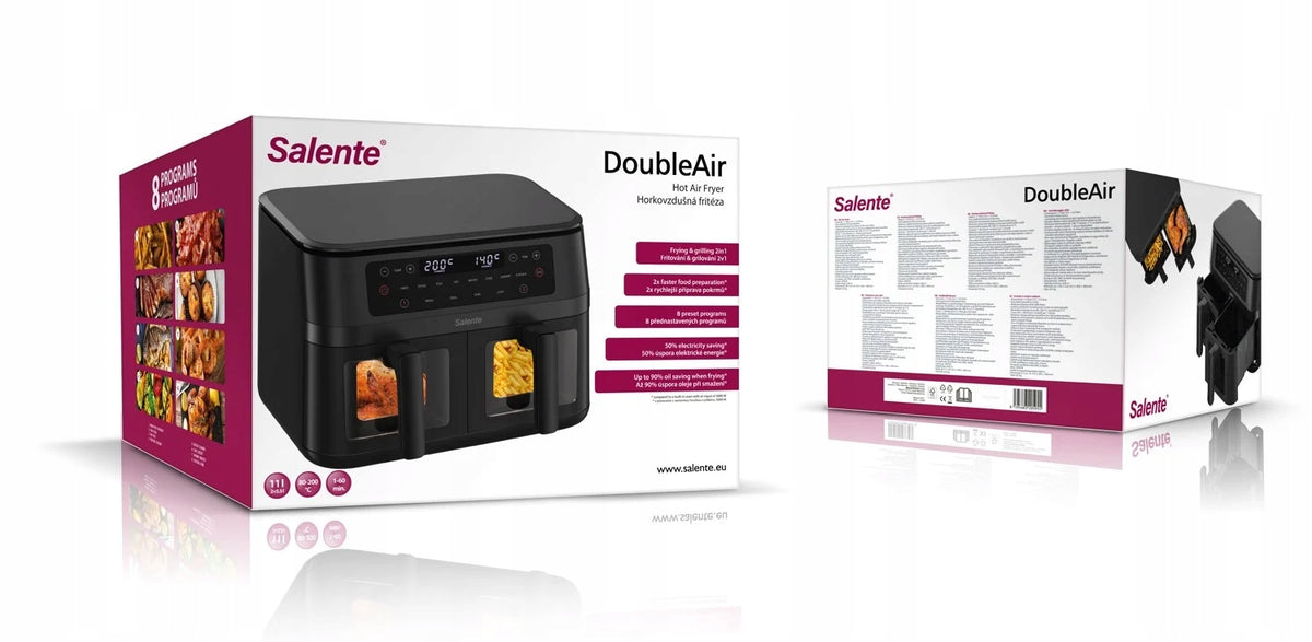 Volně stojící mikrovlnná trouba SA Salente DoubleAir Model Salente DoubleAir