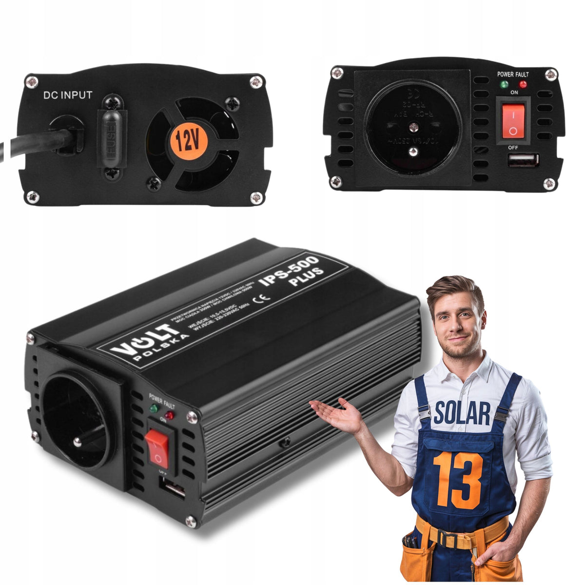 Volt Inverter IPS 500 PLUS 12/230V (350/500)
